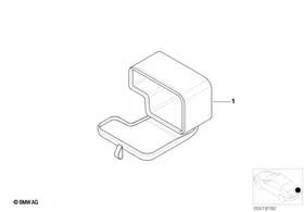 CD Player Cover — BMW E36 factory diagram