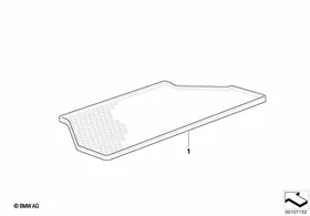 Boot mat — BMW E36 factory diagram