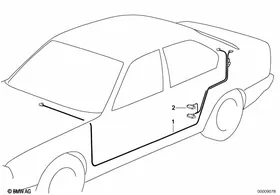 Single components CD-changer — BMW E36 factory diagram