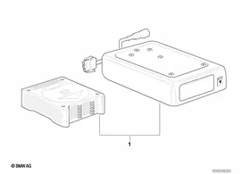 CD player / changer Alpine — BMW E36 factory diagram